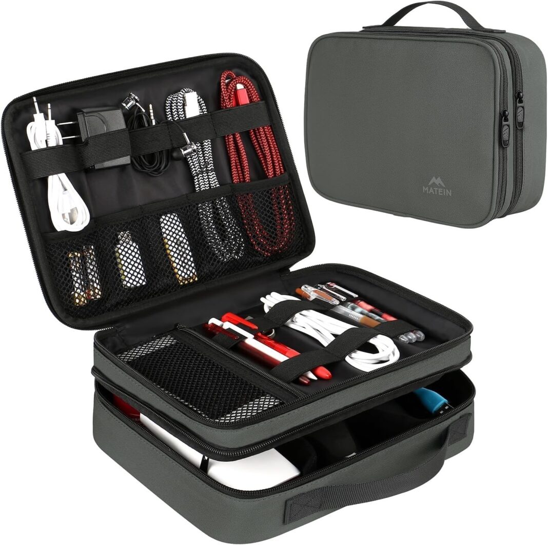 Stay Organized on the Go: MATEIN Electronics Organizer Travel Case Review